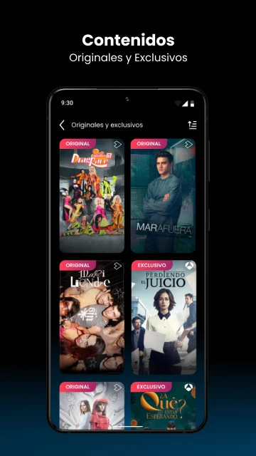 Originales en la app